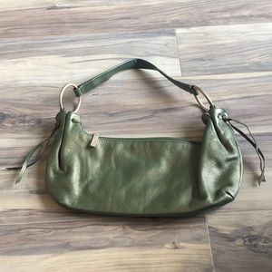 HOBO green leather purse